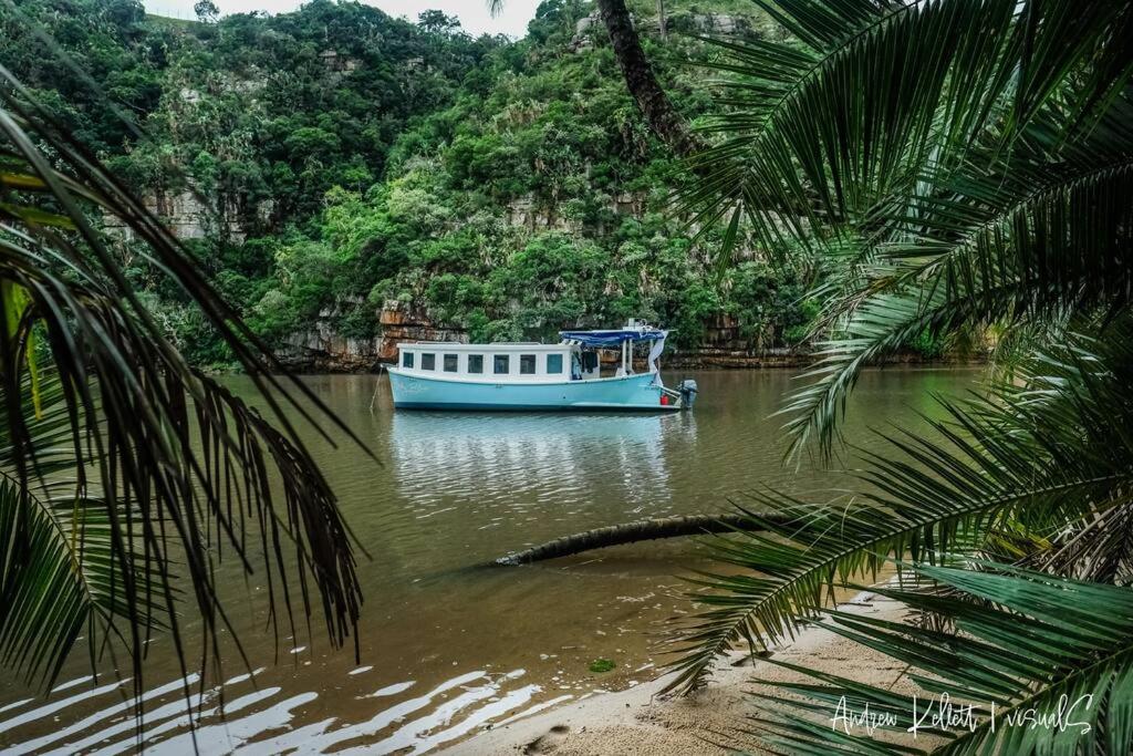 Baby Blue Houseboat