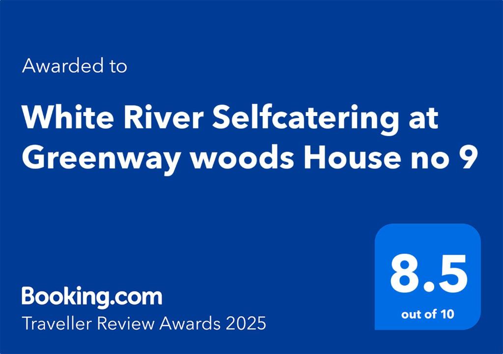 White River Selfcatering at Greenway woods House no 9