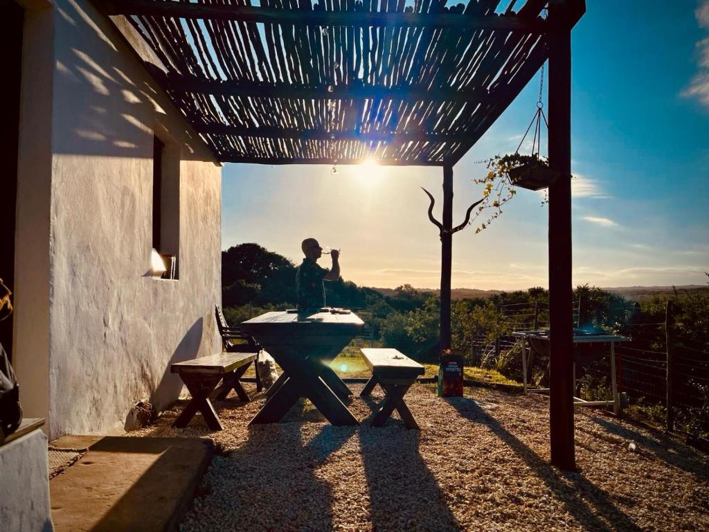 Ostrich cottage at Les Wings private game farm