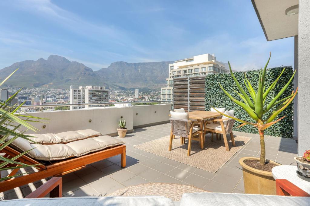 Urban Oasis Balcony Apartment Backup Powered